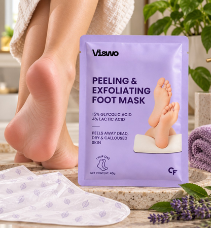 Foot Peeling & Exfoliating Mask for Dry, Calloused Feet